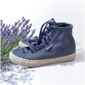 SUPERGA Periwinkle Hi Top Sneakers Size Women’s 8